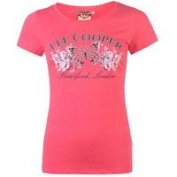 Lee Cooper Glitter T Shirt Ladies