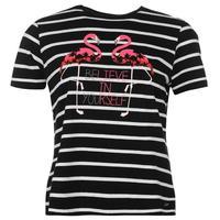 lee cooper open back t shirt ladies