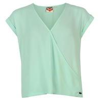 lee cooper woven wrap top ladies