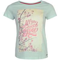 Lee Cooper Photo Crew T Shirt Ladies