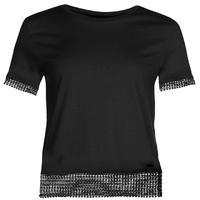 Lee Cooper Crochet Trim T Shirt Ladies