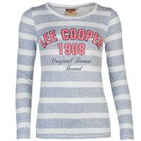 Lee Cooper Textured Long Sleeve T Shirt Ladies