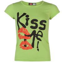 Lee Cooper Kiss T Shirt Ladies