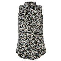 lee cooper all over pattern sleeveless shirt womens