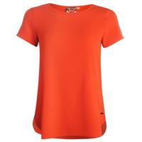 lee cooper crepe split t shirt ladies