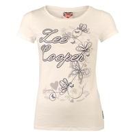 Lee Cooper Glitter T Shirt Ladies