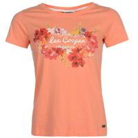 Lee Cooper Floral Crew Neck T Shirt Ladies