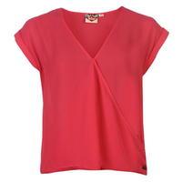 Lee Cooper Woven Wrap Top Ladies