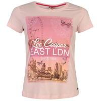 Lee Cooper Photo Crew T Shirt Ladies