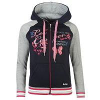 Lee Cooper Glizty Zip Hooded Sweater Ladies