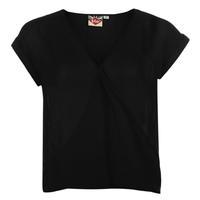 Lee Cooper Woven Wrap Top Ladies