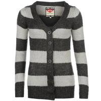 lee cooper essential stripe cardigan ladies