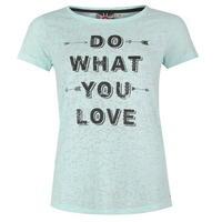 Lee Cooper Print T Shirt Ladies