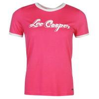 Lee Cooper Retro Ringer T shirt Ladies
