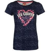 Lee Cooper Textured T Shirt Ladies