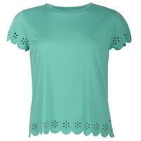 Lee Cooper Scallop Edge Tshirt Womens