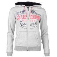 Lee Cooper Textured AOP Zip Hoody Ladies