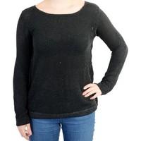 le temps des cerises pullover glany anthracite womens sweater in black