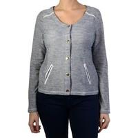 le temps des cerises vest ruth planet 0350 womens cardigans in grey