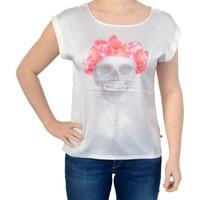 le temps des cerises t shirt vanita ice cream womens t shirt in white