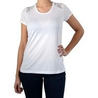 Le Temps des Cerises T-Shirt Gwenda White 1001 women\'s T shirt in white