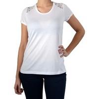 le temps des cerises t shirt gwenda white 1001 womens t shirt in white