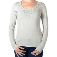 le temps des cerises sweatshirthirter ash grey womens sweater in grey