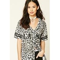 Leopard Print Baseball Jersey