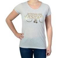 le temps des cerises t shirt basitrame grey womens t shirt in grey