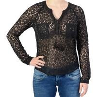 le temps des cerises t shirt hakalace black womens blouse in black