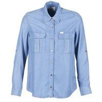 lee relaxed shirt womens shirt in blue