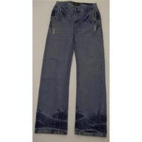 Lee Distressed Blue Denim Jeans Size 14 (need washing)