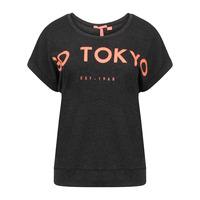 Leroux Cotton Jersey T-Shirt in Mid Grey  Tokyo Laundry Active