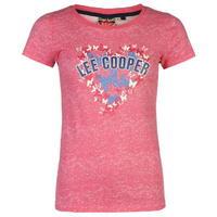 Lee Cooper Textured T Shirt Ladies