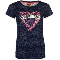 Lee Cooper Textured T Shirt Ladies