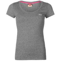 Lee Cooper Short Sleeve Crew Neck T Shirt Ladies