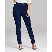 lexi high waist slim leg jeans long