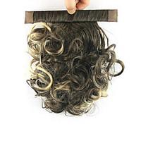 Length Multi-Color Wig 28CM Synthetic Curly High Temperature Wire Reel Contracting Fluffy Ponytail Color 2016