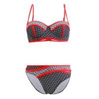 Les P\'tites Bombes 2 Pieces Multicolor Swimsuit Bandeau Street 009