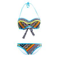 Les P\'tites Bombes 2 Pieces Multicolor Swimsuit Bandeau B Cup Bali 001