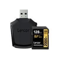 lexar 128gb 2000x professional sdxc rdr uii