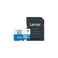 Lexar 16GB microSDHC High Speed with Adapter (Class 10)