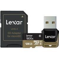 Lexar 128GB microSDHC/XC UHS-II Class 10 U3