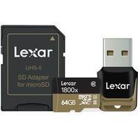 Lexar 64GB microSDhc/XC UHS-II Class 10 U3