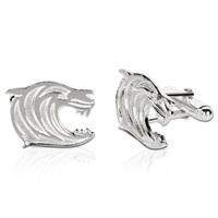 Leicester Tigers Crest Cufflinks - Sterling Silver