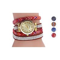 leah wrap watches with swarovski elements