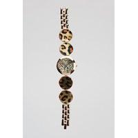 Leopard Print Detailed Watch