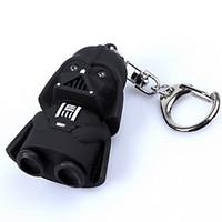 LED Flashlight keychain Darth Vader Star War Yoda Keychains Anakin Skywalker figure keychains