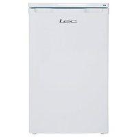 LEC White 112 Litre Freestanding Under Counter Larger Refrigerator Fridge