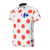 Le Coq Sportif Children\'s Tour de France 2017 King of the Mountains Official Jersey - Red/White - XL/12 Years